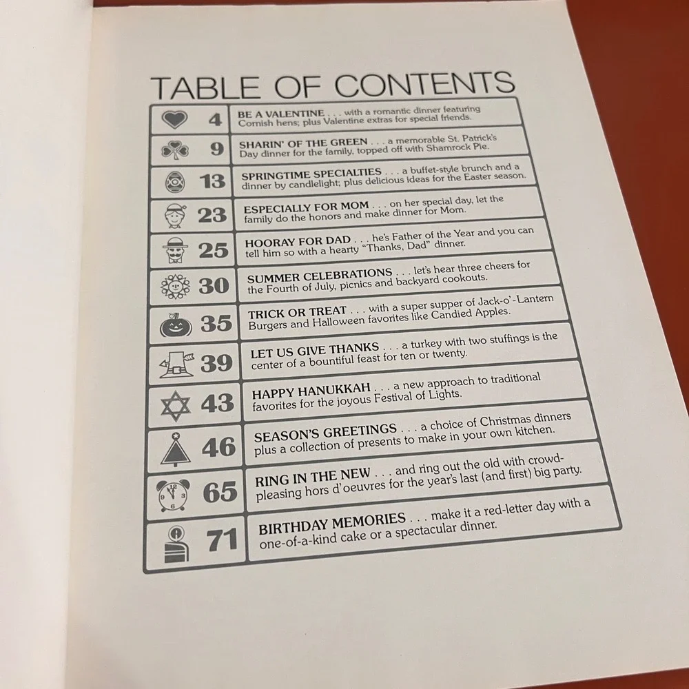 Vintage 1978 Hallmark Holiday Cookbook Retro Recipes Entertaining‎ Ideas 1st Ed